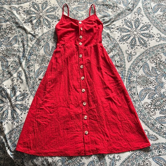 Strappy Red Dress size XS - Picture 1 of 6